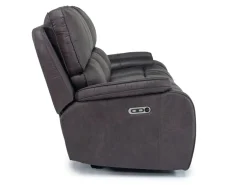 Mor Furniture Brookings 2 Power Sofa In Charcoal Gray