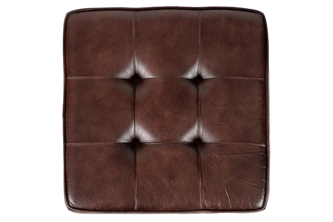 Mor Furniture Brooks Barstool In Saddle Brown Leather