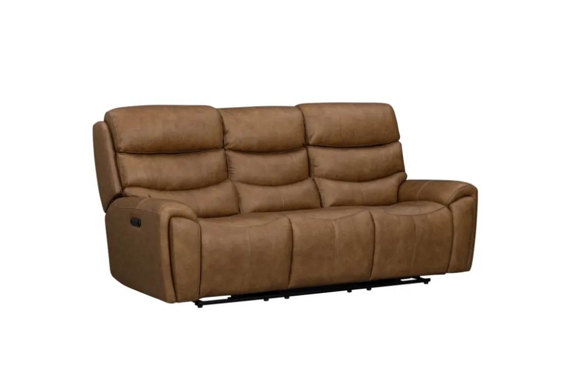 Mor Furniture Bruce 2 Power Sofa In Cognac