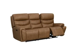 Mor Furniture Bruce 2 Power Sofa In Cognac