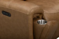 Mor Furniture Bruce 2 Power Sofa In Cognac