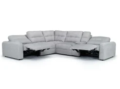 Mor Furniture Bryce 6 Piece Power Sectional In Savannah Coin