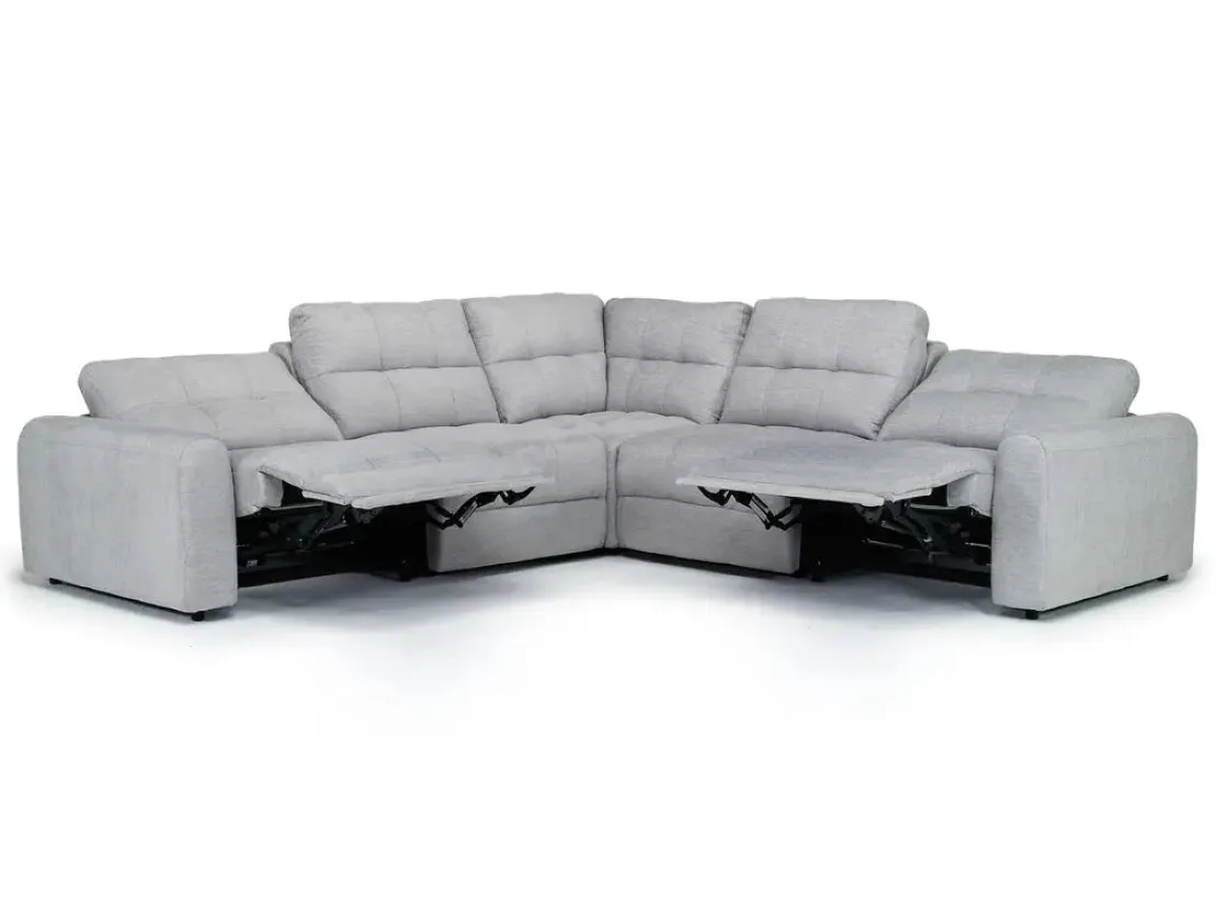 Mor Furniture Bryce 5 Piece Power Sectional In Savannah Coin
