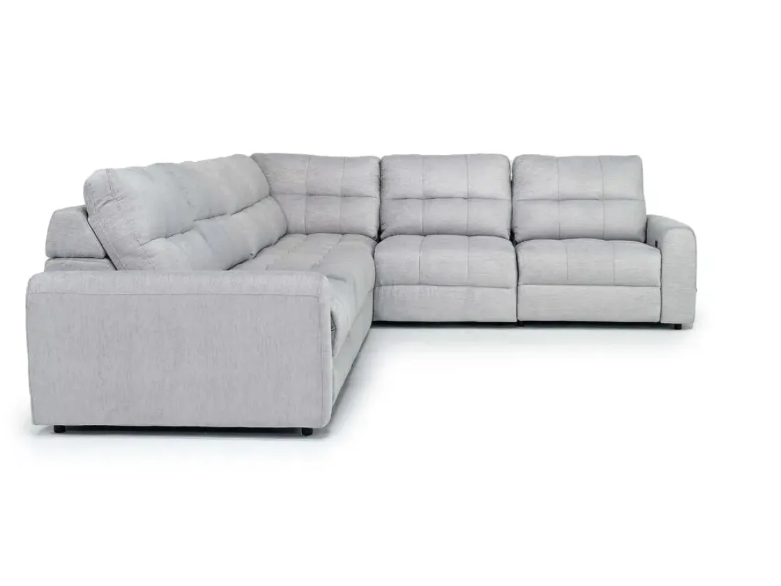 Mor Furniture Bryce 5 Piece Power Sectional In Savannah Coin