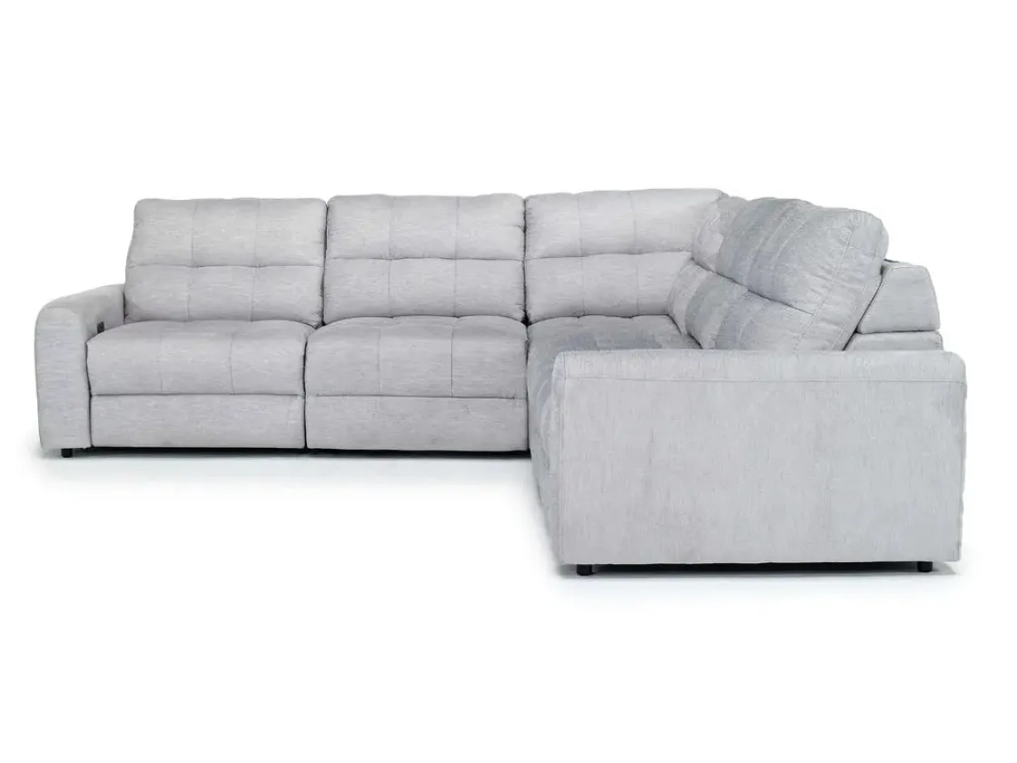 Mor Furniture Bryce 5 Piece Power Sectional In Savannah Coin