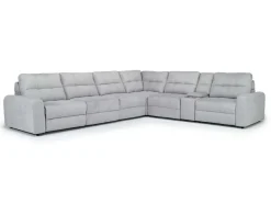 Mor Furniture Bryce 7 Piece Power Sectional In Savannah Coin