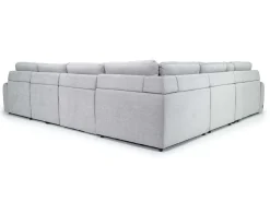 Mor Furniture Bryce 7 Piece Power Sectional In Savannah Coin