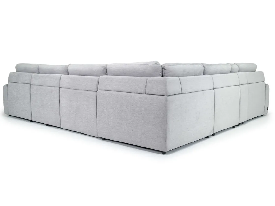Mor Furniture Bryce 7 Piece Power Sectional In Savannah Coin