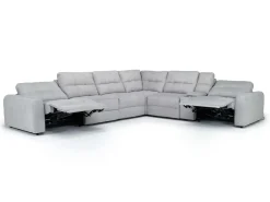 Mor Furniture Bryce 7 Piece Power Sectional In Savannah Coin