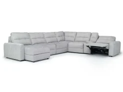 Mor Furniture Bryce 7 Piece Power Sectional In Savannah Coin