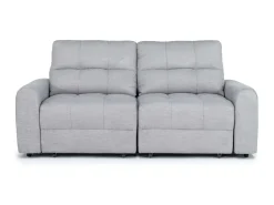Mor Furniture Bryce Power Sliding Loveseat In Savannah Coin