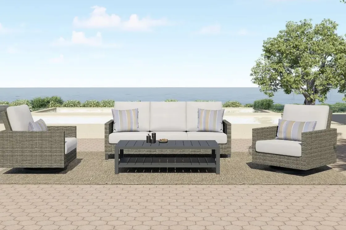 Mor Furniture Bungalow Outdoor Coffee Table In Gray