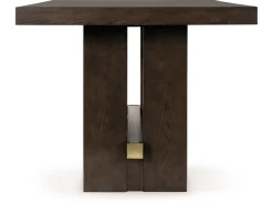 Mor Furniture Burkhaus Counter Height Dining Table In Dark Brown