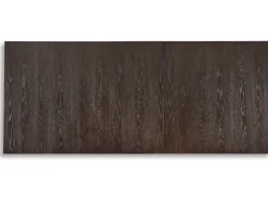 Mor Furniture Burkhaus Extendable Dining Table & 6 Chairs In Biege/Dark Brown
