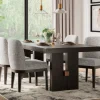 Mor Furniture Burkhaus Extendable Dining Table & 4 Chairs In Biege/Dark Brown