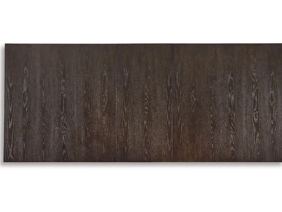 Mor Furniture Burkhaus Extendable Dining Table In Dark Brown