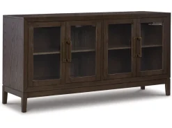 Mor Furniture Burkhaus Server In Dark Brown