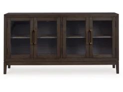 Mor Furniture Burkhaus Server In Dark Brown