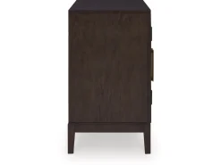 Mor Furniture Burkhaus Server In Dark Brown