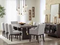 Mor Furniture Burkhaus Server In Dark Brown