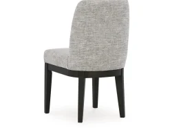 Mor Furniture Burkhaus Upholstered Side Chair In Beige/Dark Brown