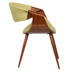 Mor Furniture Butterfly Side Chair In Green