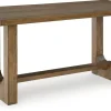 Mor Furniture Cabalynn Counter Height Dining Table In Light Brown