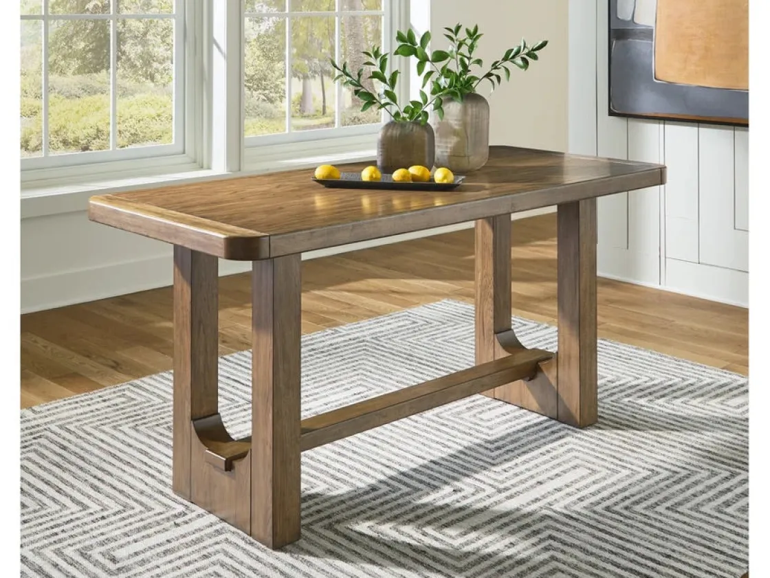Mor Furniture Cabalynn Counter Height Dining Table In Light Brown