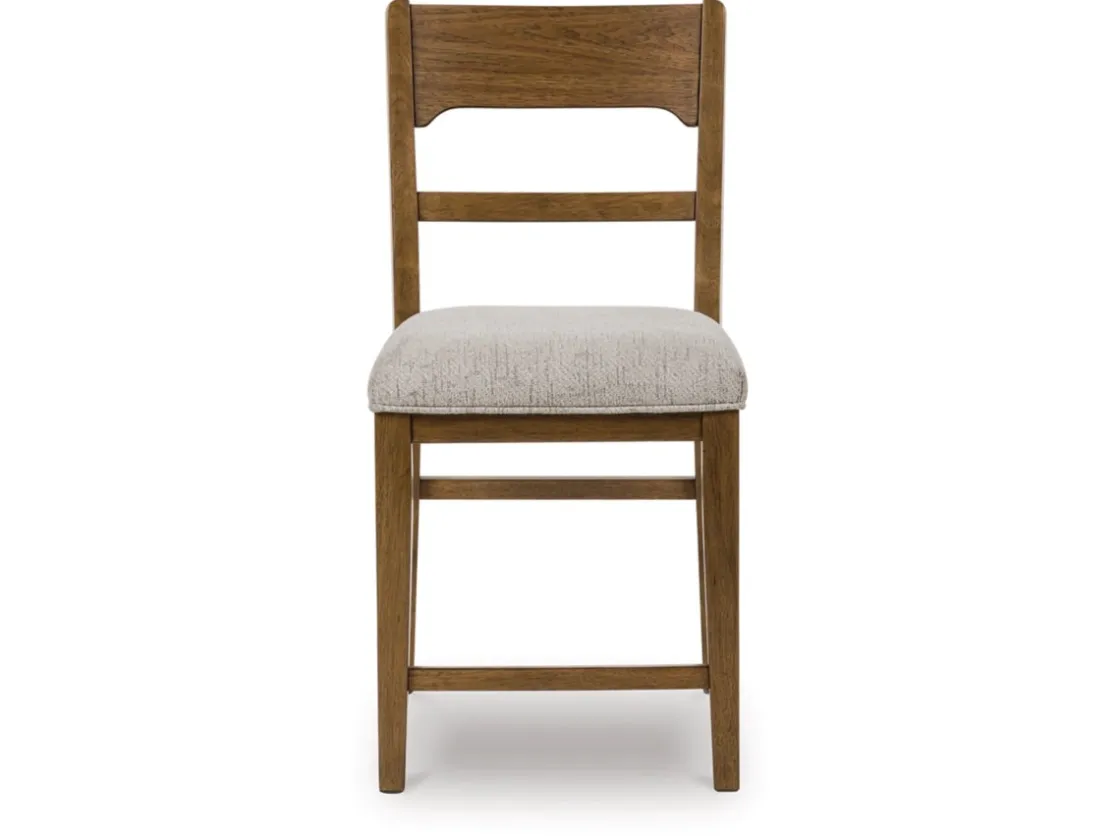Mor Furniture Cabalynn Counter Height Dining Table & 4 Stools In Light Brown
