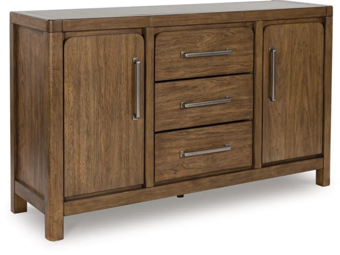 Mor Furniture Cabalynn Server In Light Brown