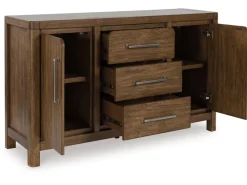 Mor Furniture Cabalynn Server In Light Brown