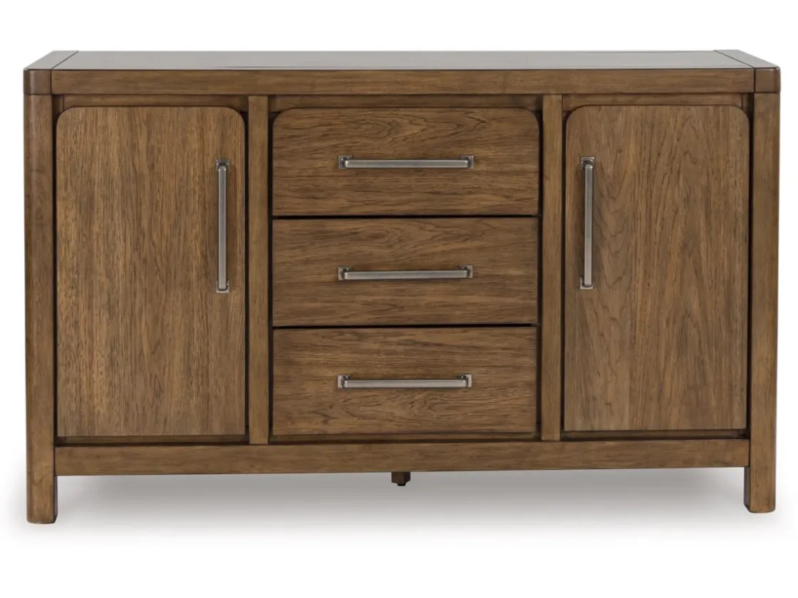 Mor Furniture Cabalynn Server In Light Brown