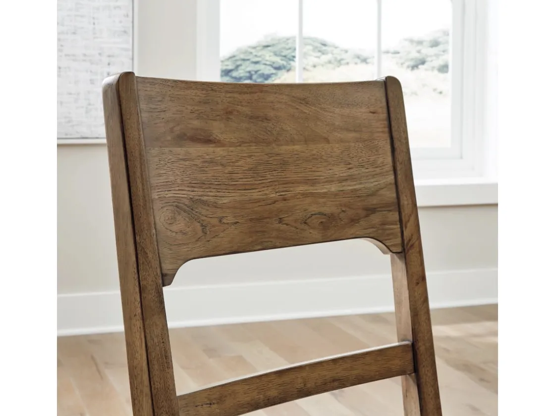 Mor Furniture Cabalynn Side Chair In Oatmeal/Light Brown