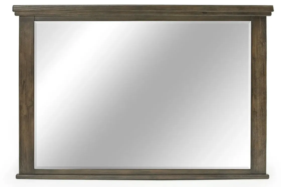 Mor Furniture Cagney Upholstered Panel Bed W/ Storage, Dresser, Mirror & Nightstand In Gray, Queen