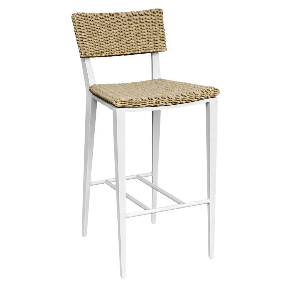 Mor Furniture Calbas Outdoor Barstool In White
