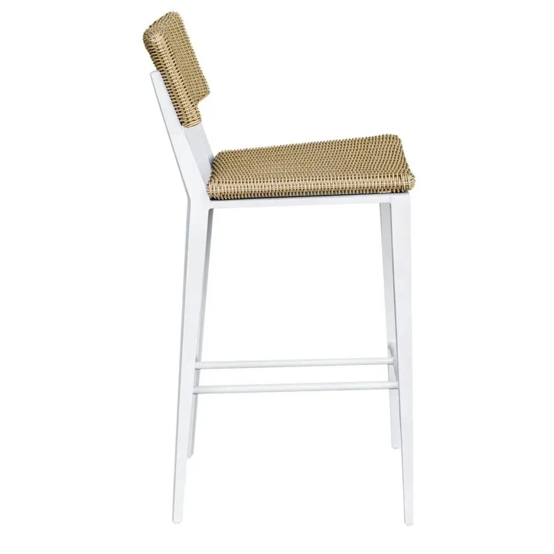 Mor Furniture Calbas Outdoor Barstool In White