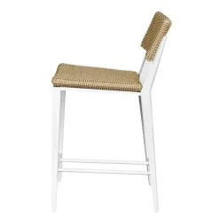 Mor Furniture Calbas Outdoor Counter Height Stool In White
