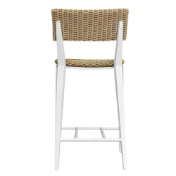 Mor Furniture Calbas Outdoor Counter Height Stool In White