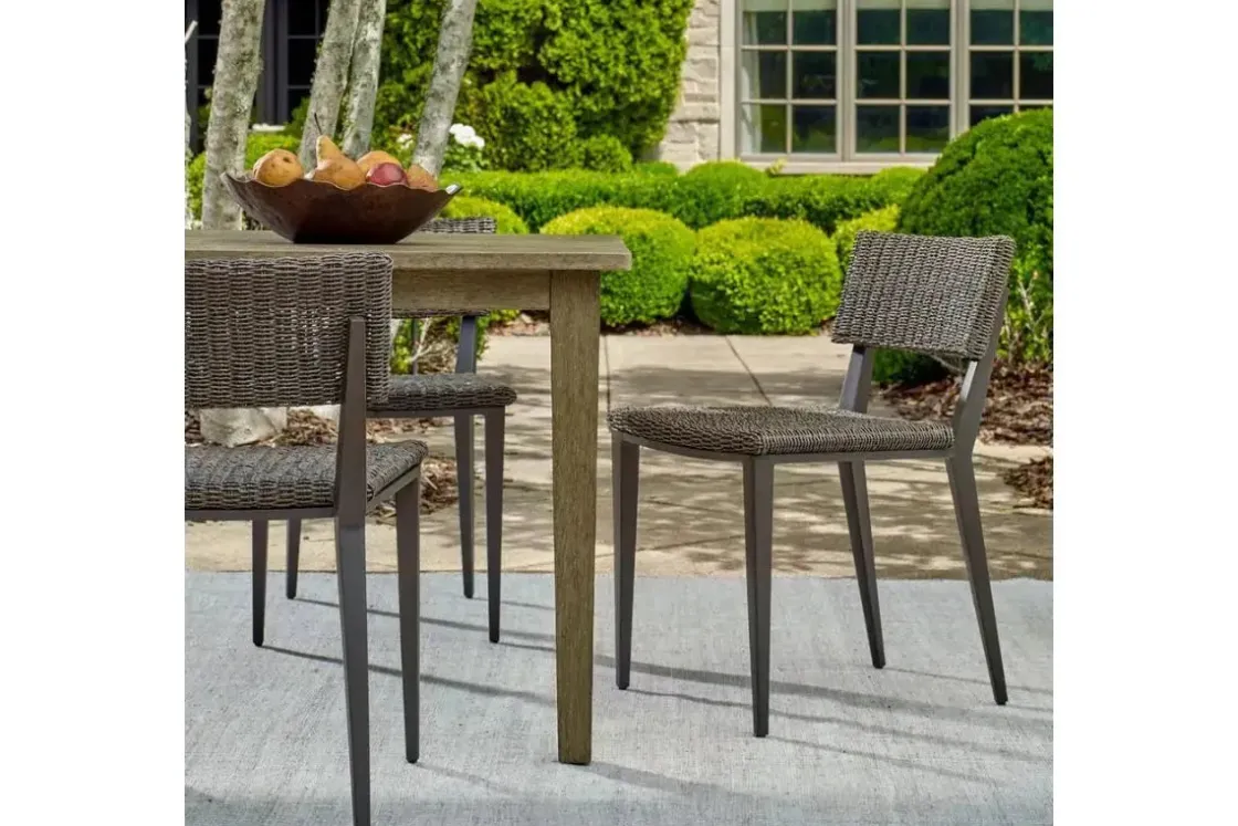 Mor Furniture Calbas Outdoor Side Chair In Brown