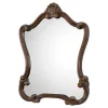 Mor Furniture Calla Accent Mirror In Brown