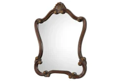 Mor Furniture Calla Accent Mirror In Brown