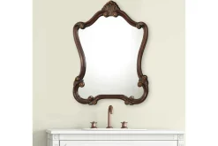 Mor Furniture Calla Accent Mirror In Brown
