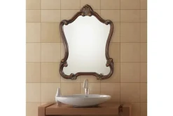 Mor Furniture Calla Accent Mirror In Brown