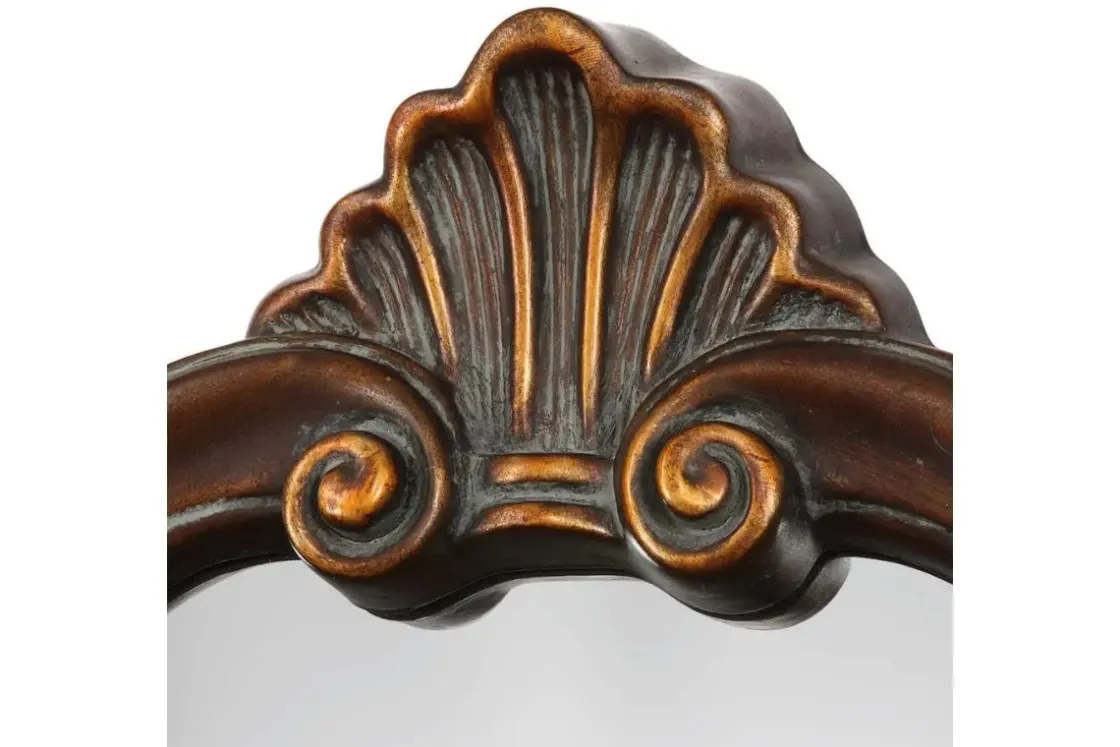 Mor Furniture Calla Accent Mirror In Brown