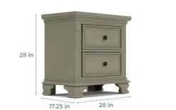 Mor Furniture Calloway Nightstand In White