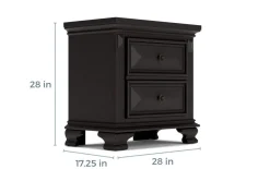 Mor Furniture Calloway Nightstand In White