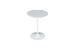 Mor Furniture Camille Nesting Table In White Marble, Set Of 2