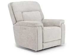 Mor Furniture Cannes 3 Power Theater Recliner W/ Immersive Sound In Jumbo Bark