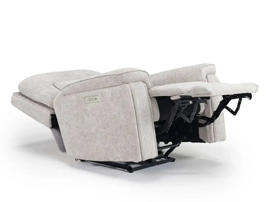Mor Furniture Cannes 3 Power Theater Recliner W/ Immersive Sound In Jumbo Bark