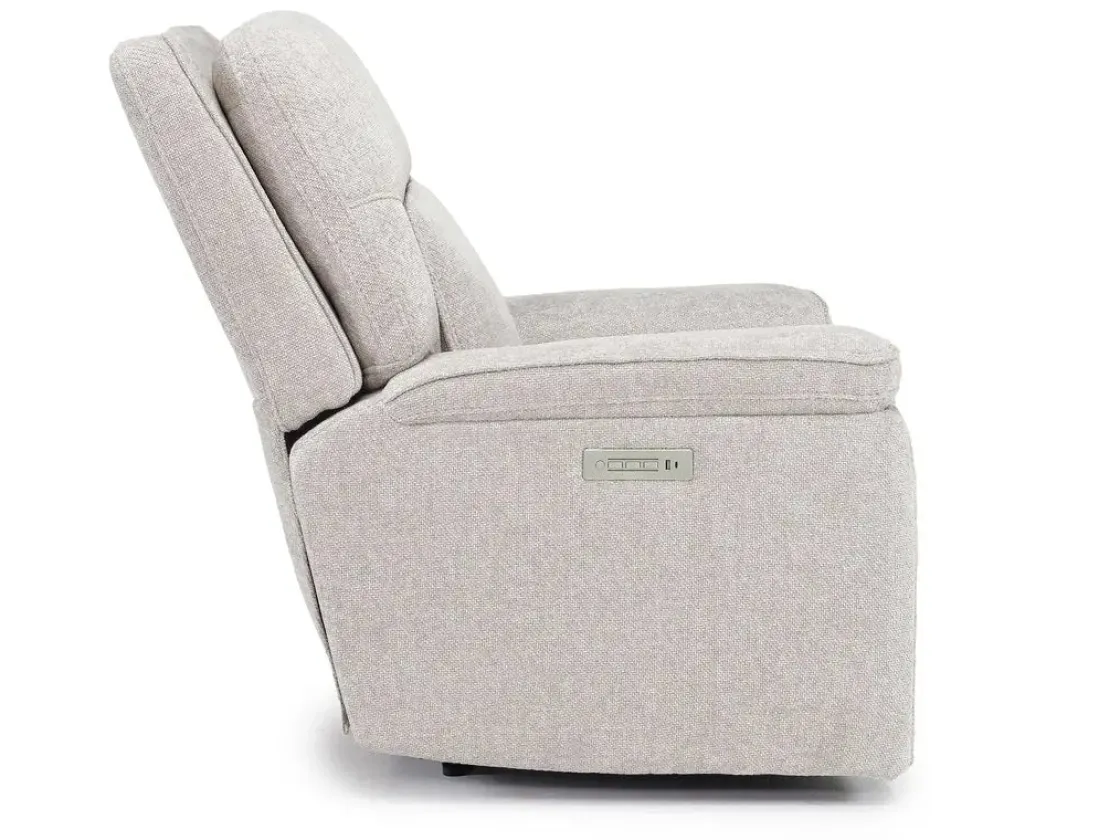 Mor Furniture Cannes 3 Power Theater Recliner W/ Immersive Sound In Jumbo Bark